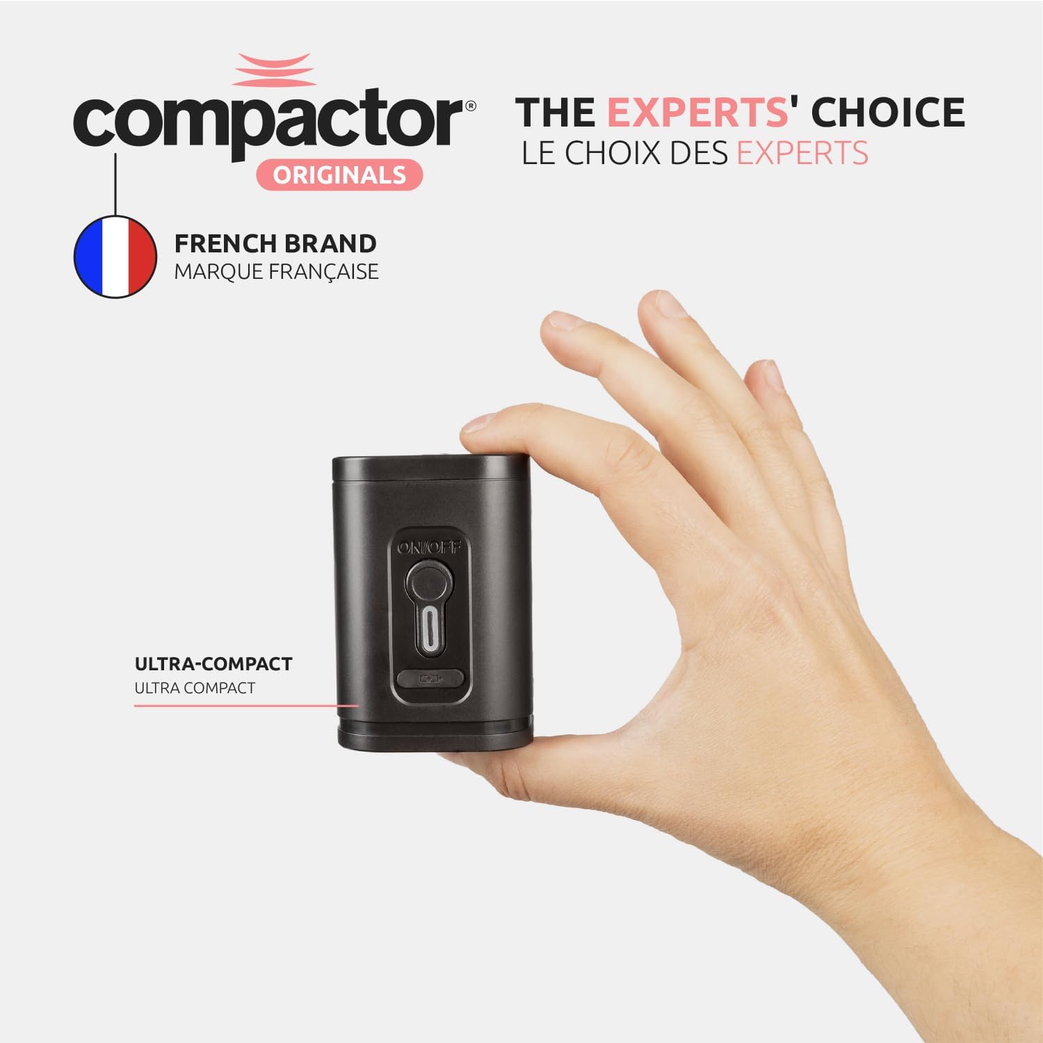 Compactor – Pompe électrique portable – compacte, USB, puissante – voyages