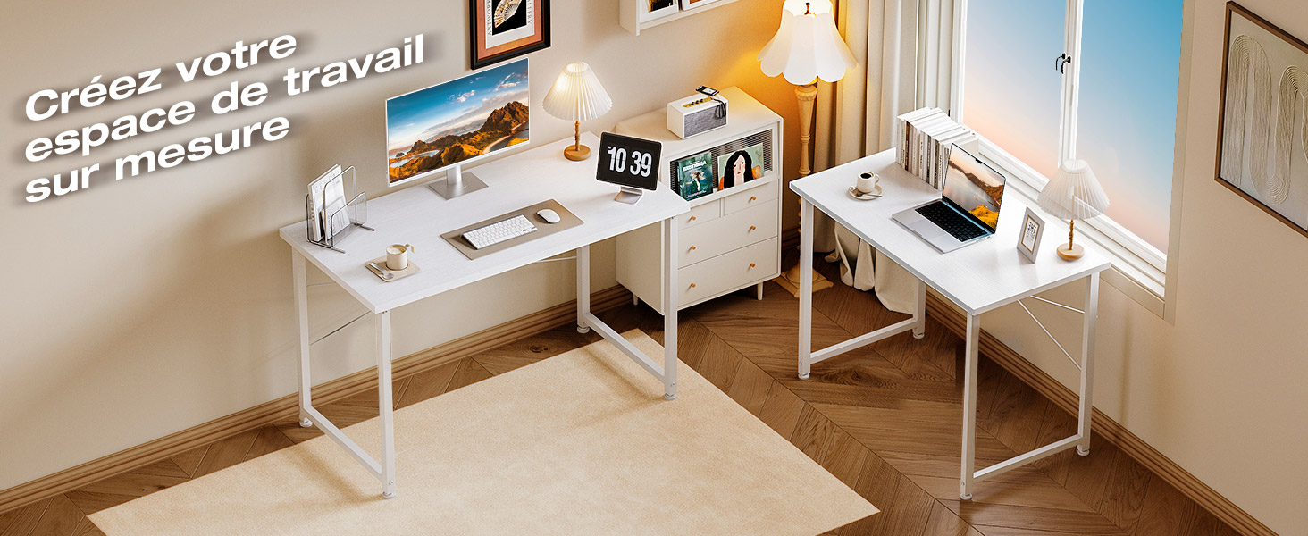 Espace intérieur minimaliste moderne avec des murs et des meubles blancs, présentant des lignes épurées et une décoration sobre dans un cadre lumineux et bien éclairé.