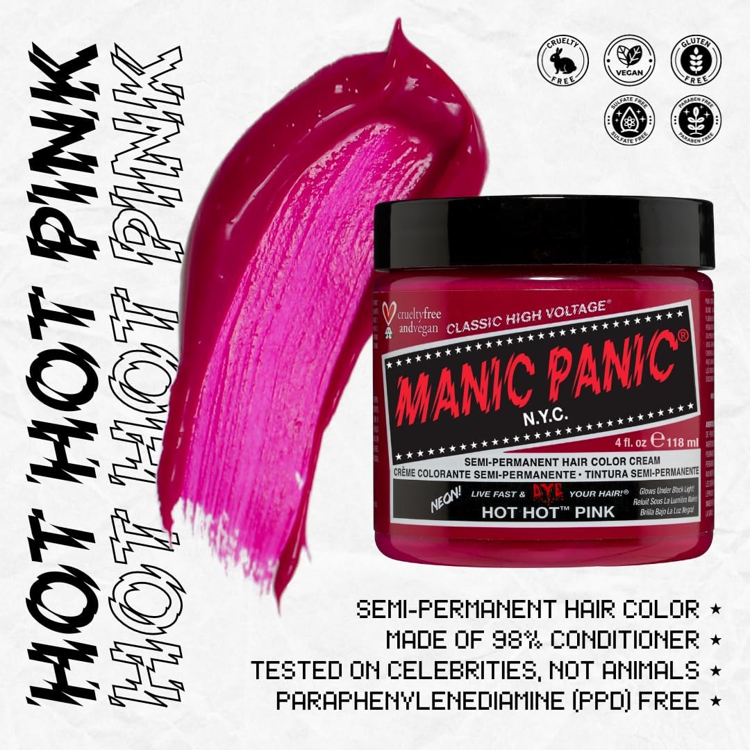 Manic Panic - Classic Line coloration 237ml - rose vif longue tenue