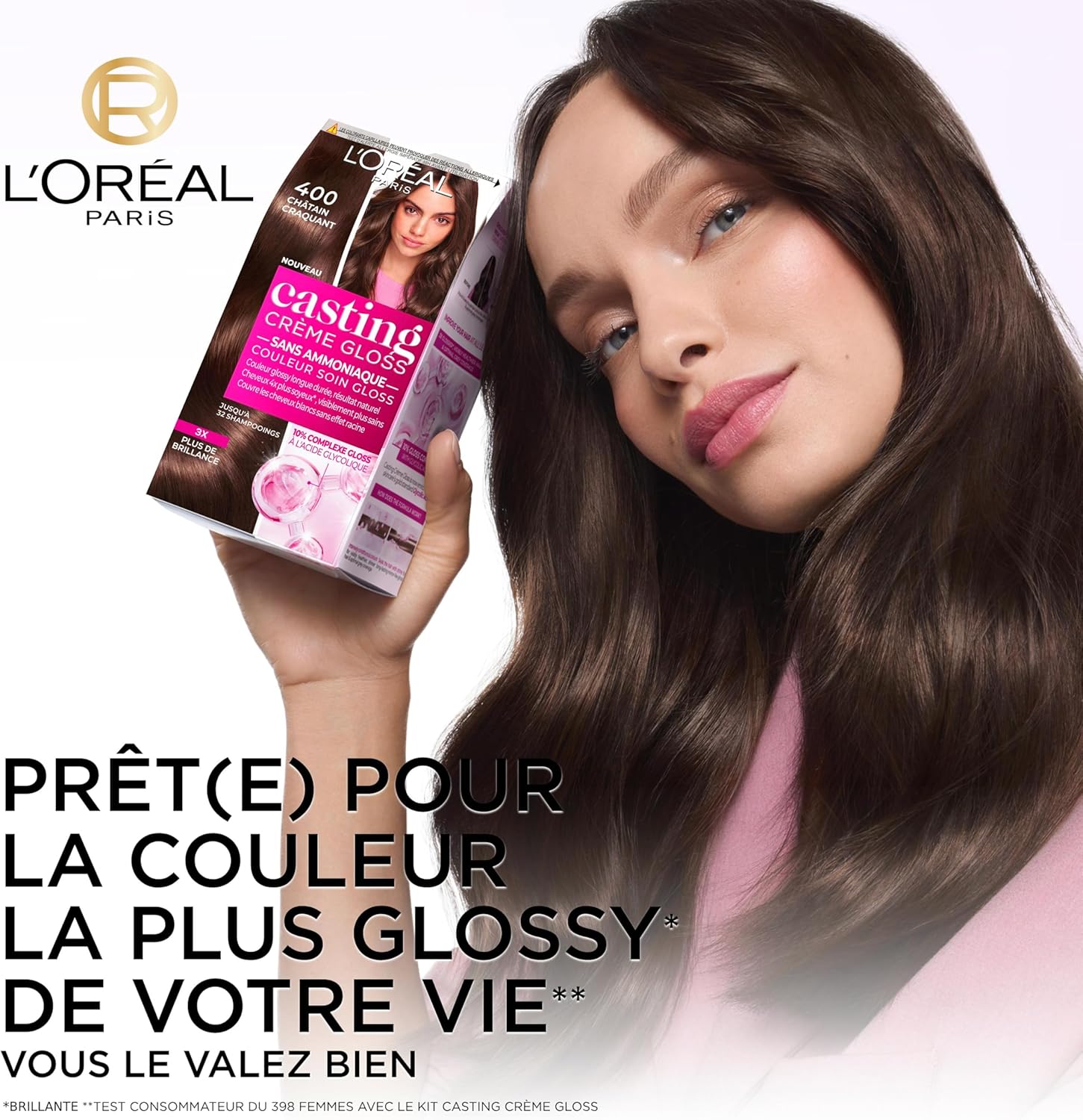 L'Oréal Paris - Casting Crème Gloss - Soin cheveux sans ammoniaque, chocolat, semi-permanente