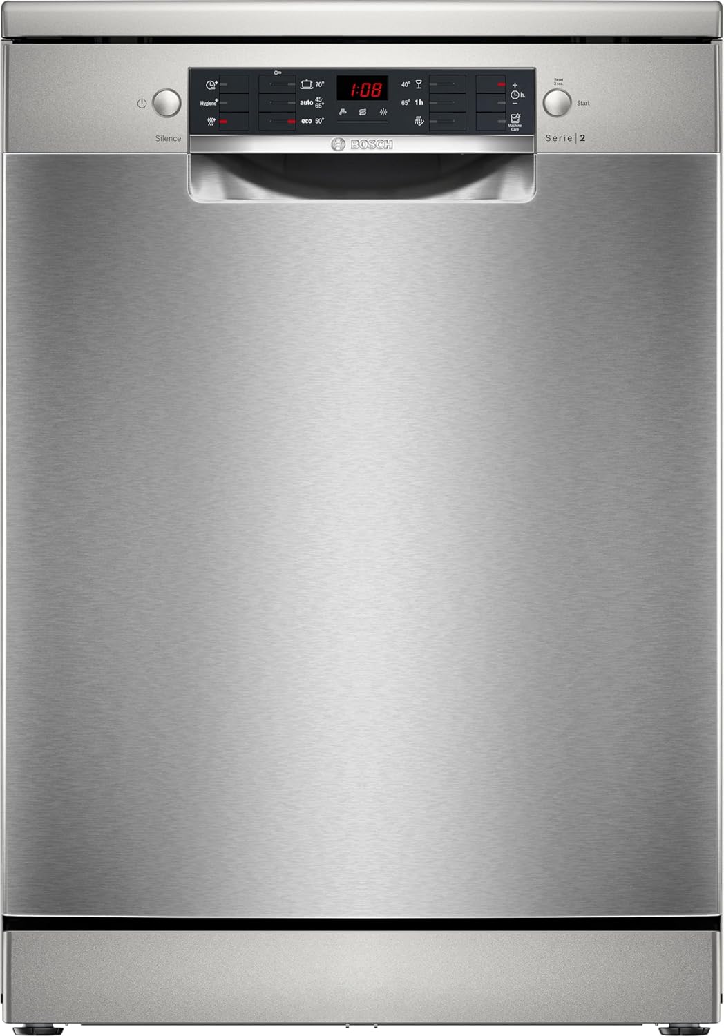 Bosch - lave-vaisselle Série 2, 60 cm, pose libre, inox 