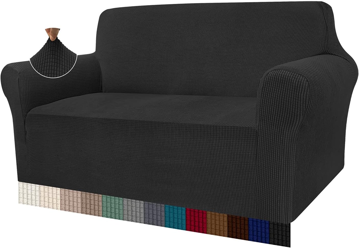 Granbest - housse canapé Jacquard 2 places - extensible, protection animaux