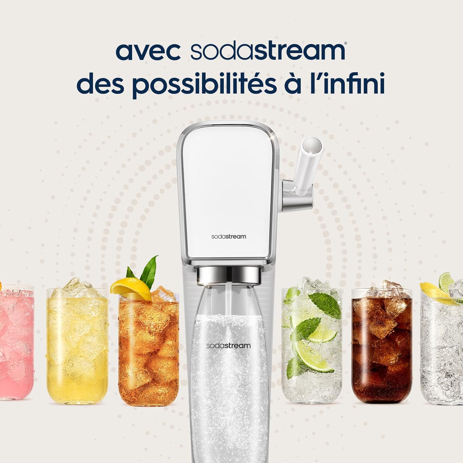 Sodastream - Concentré Agrumes Sans Sucres - 440ml - Prépare 9L Soda