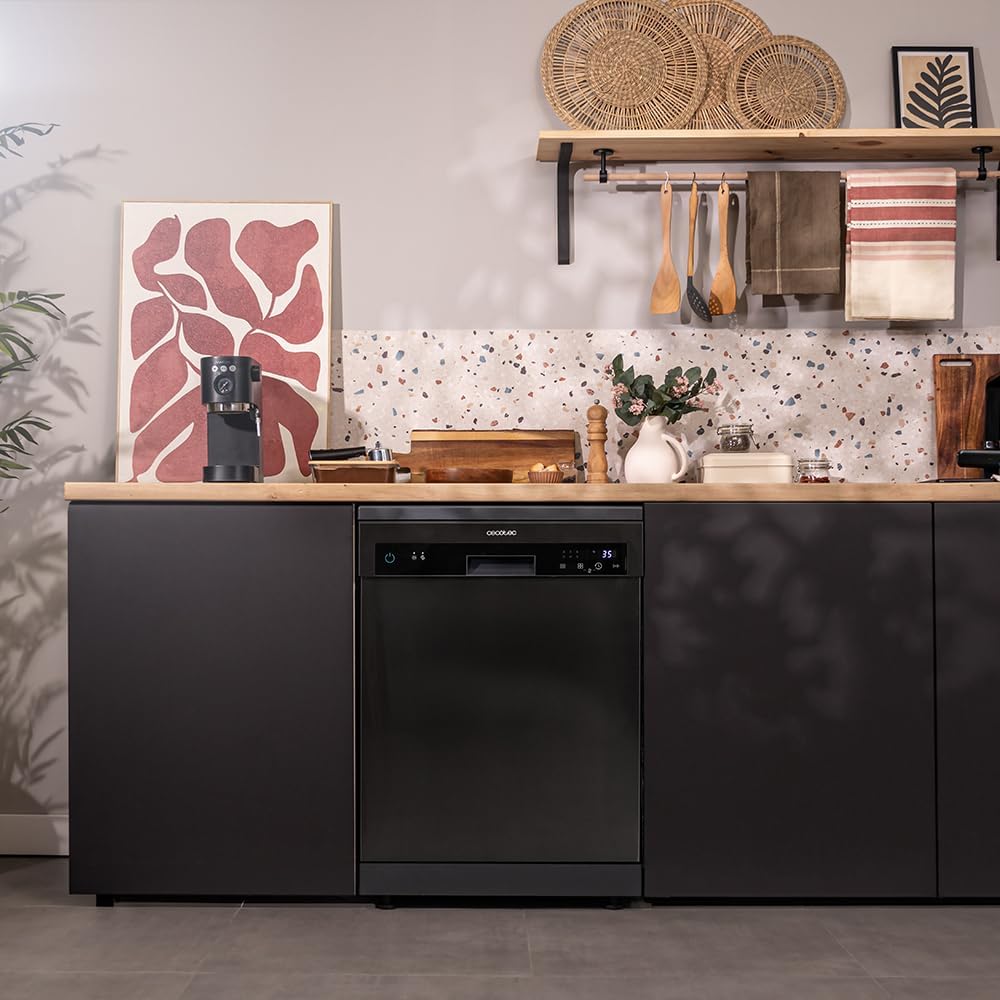 Cecotec - Bolero Aguazero - 60 cm - 14 couverts, 6 programmes, Turbo Dry+