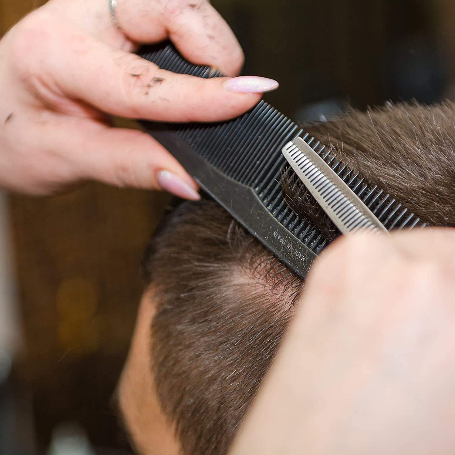 Candure - Set Ciseaux Coiffure Pro - acier inoxydable - coupe & effilage