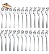 Fourchettes à Gâteau 24 Pièces, Hunnycook Petites Fourchettes en Acier Inoxydable, Set de 24 Fourchettes à Gâteau/Fourchettes à Gâteau...
