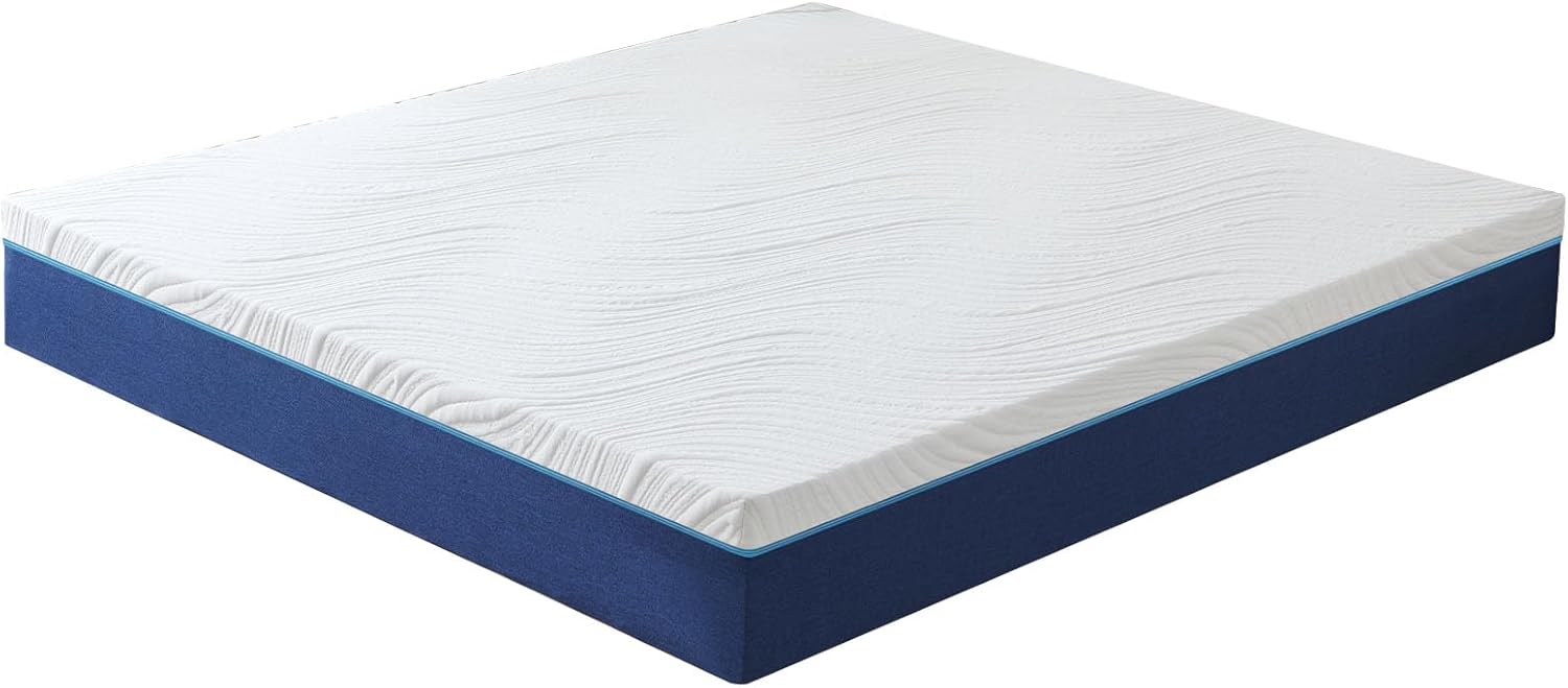 Matelas - mousse mémoire, 140x190x16cm, 7 zones, double face
