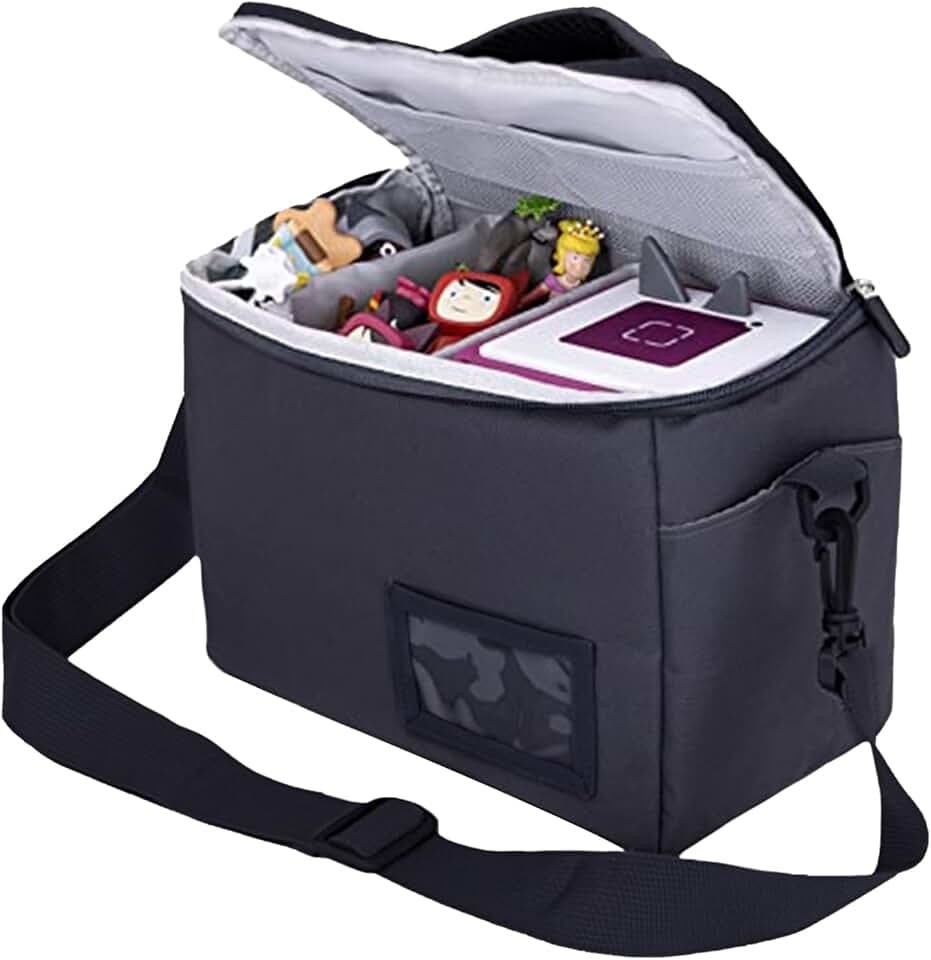 Chedin - sac de transport enfant - grande capacité - idéal figurines music box, casque, chargeur