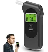 Collage d'un appareil électronique noir avec écran d'affichage numérique, montré sous plusieurs angles et utilisé avec la connectivité d'un téléphone portable.