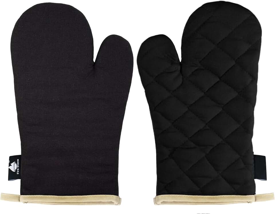 Fire Stone - Gant de cuisine - 1 paire - résistant jusqu’à 250°C, testé et certifié UE