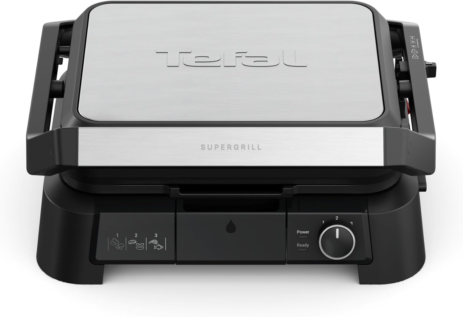 Tefal - SuperGrill 3-en-1, thermostat réglable, 2000W - GC510DE0