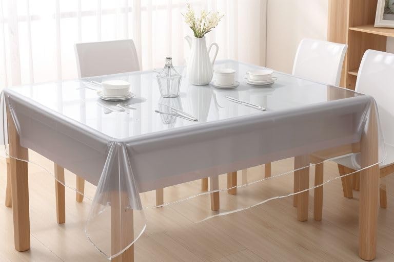 VITA PERFETTA - Nappe transparente fine - 140x240 cm - PVC protection