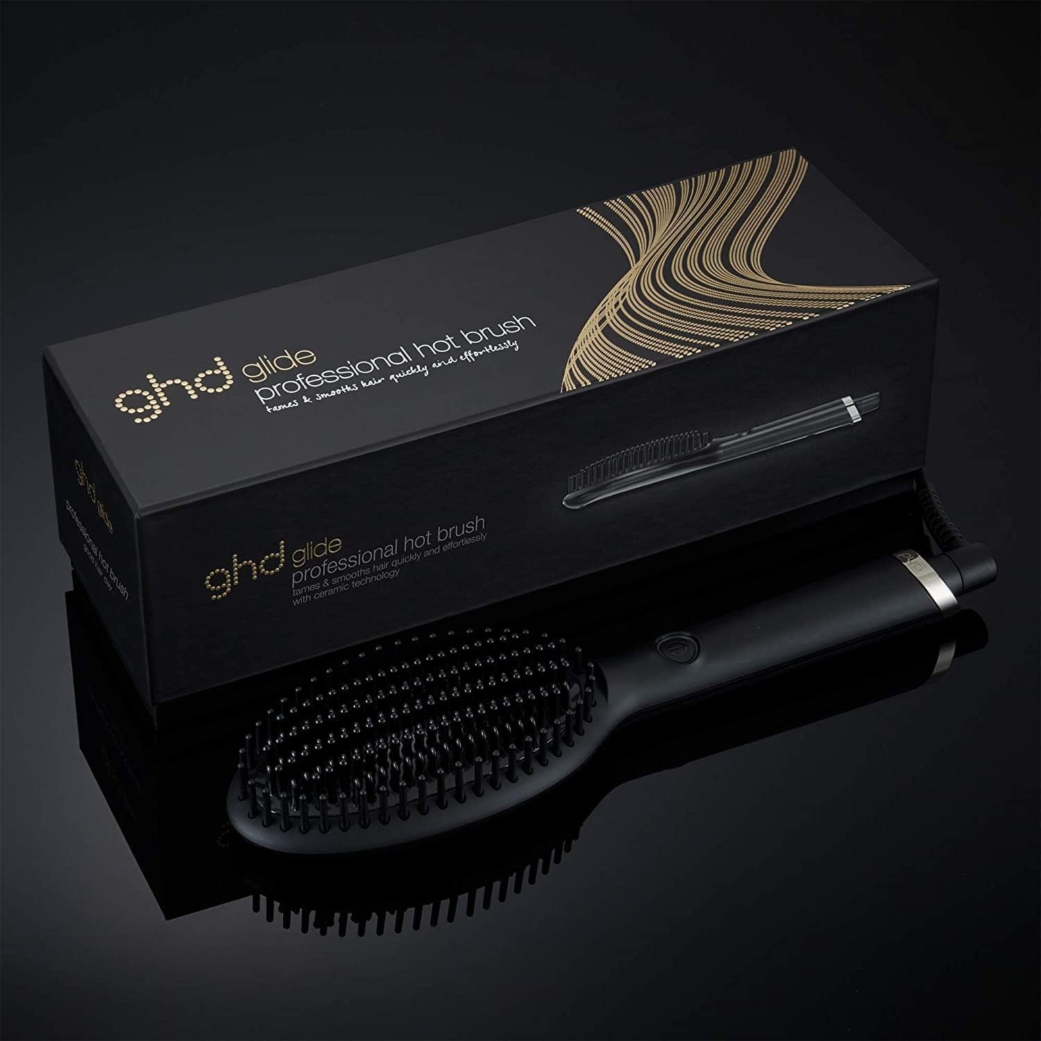 ghd - Brosse Glide - Lissante, cheveux secs, sans frisottis, sans chaleur